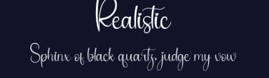 Realistic by Scratchones — Script Handwritten Font — thumbnail 2