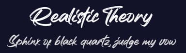 Realistic Theory by Figuree Studio — Script Handwritten Font — thumbnail 2