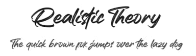 Realistic Theory by Figuree Studio — Script Handwritten Font — thumbnail 1