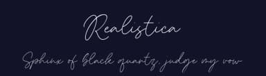 Realistica by Timur Type — Script Handwritten Font — thumbnail 2