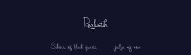Realistik by Skyhaven Fonts — Script Handwritten Font — thumbnail 2