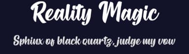 Reality Magic by Eknoji Studio — Script Handwritten Font — thumbnail 2