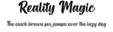 Reality Magic by Eknoji Studio — Script Handwritten Font — thumbnail 1