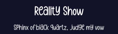 Reality Show by Andi Moz — Script Handwritten Font — thumbnail 2