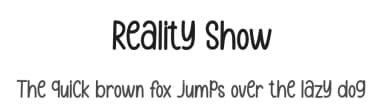 Reality Show by Andi Moz — Script Handwritten Font — thumbnail 1