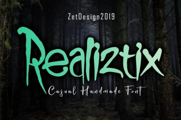 Realiztix Font by ZetDesign — Script Handwritten Font