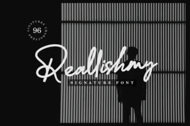Reallishmy Font by JavaPep — Script Handwritten Font — thumbnail 1