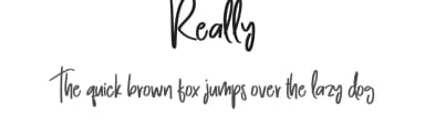 Really by Scratchones — Script Handwritten Font — thumbnail 1