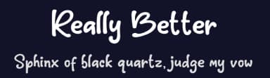 Really Better by Subectype & Orenari — Script Handwritten Font — thumbnail 2