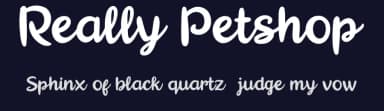 Really Petshop by starinkbrush — Script Handwritten Font — thumbnail 2