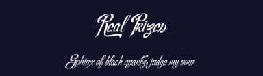 Real Prizes by Xerographer Fonts — Script Handwritten Font — thumbnail 2