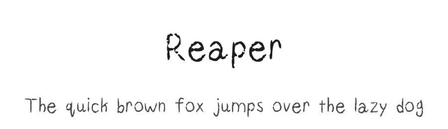 Reaper by Anna-Senpai — Script Handwritten Font