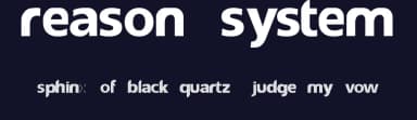 Reason System by Trame — Sans Serif Font — thumbnail 2