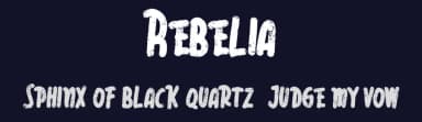 Rebelia by Vunira Design — Script Handwritten Font — thumbnail 2