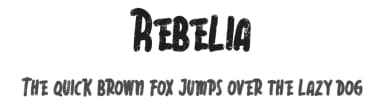 Rebelia by Vunira Design — Script Handwritten Font — thumbnail 1