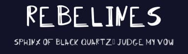Rebelines by Rebel Lines — Script Handwritten Font — thumbnail 2