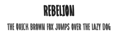Rebelion by Gassstype — Script Handwritten Font — thumbnail 1