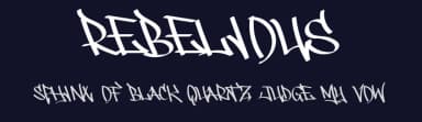 Rebelious by Tokopress — Script Handwritten Font — thumbnail 2