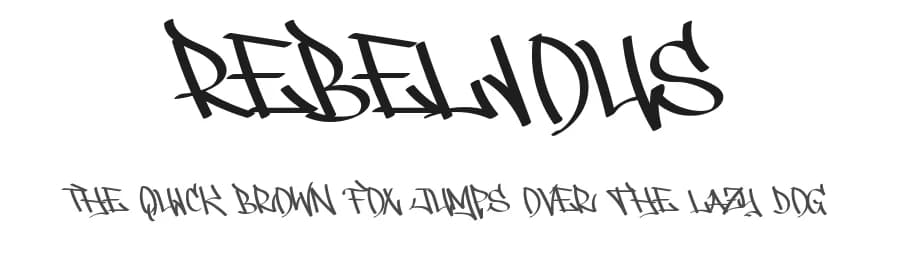 Rebelious by Tokopress — Script Handwritten Font