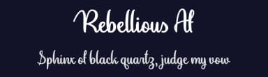 Rebellious Af by Misti's Fonts — Script Handwritten Font — thumbnail 2
