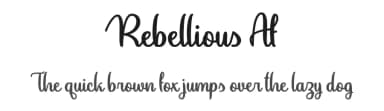 Rebellious Af by Misti's Fonts — Script Handwritten Font — thumbnail 1