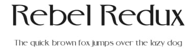 Rebel Redux by Jay Batchelor — Sans Serif Font — thumbnail 1