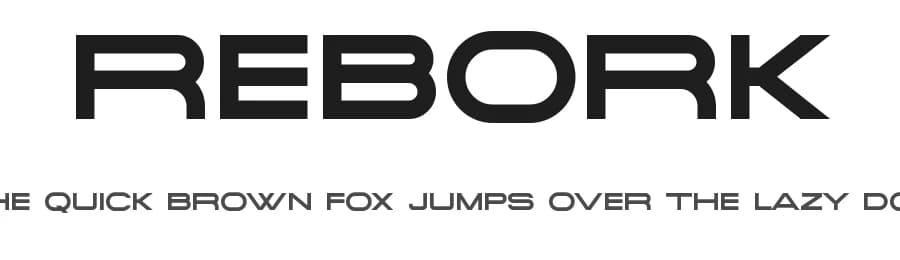 Rebork by Graphicxell — Sans Serif Font