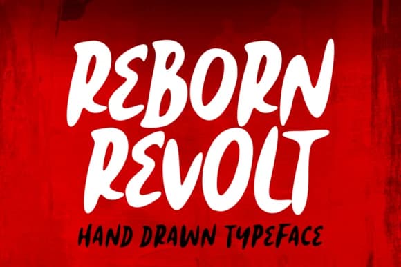 Reborn Revolt Font by Keithzo (7NTypes) — Script Handwritten Font