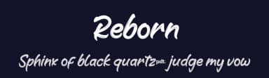 Reborn by productype.com — Script Handwritten Font — thumbnail 2