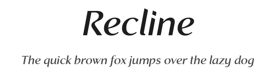 Recline by Digitype Studio — Sans Serif Font