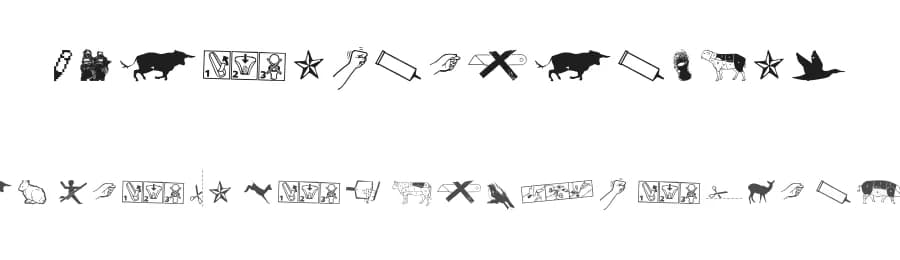 REconstructDing by pheist — Dingbats Font — preview 1