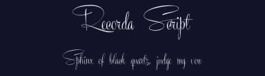 Recorda Script by Måns Grebäck — Script Handwritten Font — thumbnail 2