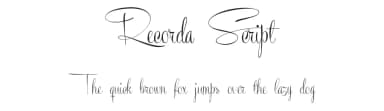 Recorda Script by Måns Grebäck — Script Handwritten Font — thumbnail 1