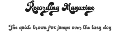 Recording Magazine by 177Studio — Script Handwritten Font — thumbnail 1