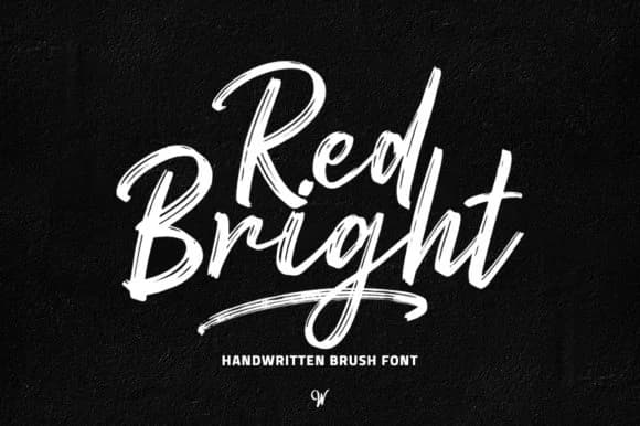 Red Bright Font by Weape Design — Script Handwritten Font