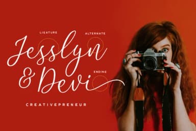 Red Camellia Font by ironbirdcreative — Script Handwritten Font — thumbnail 3