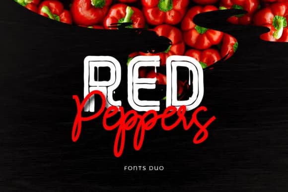 Red Peppers Font by diqtam — Script Handwritten Font