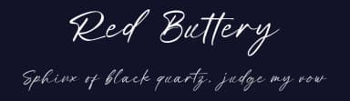 Red Buttery by zamjump — Script Handwritten Font — thumbnail 2
