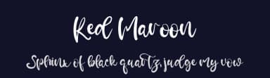 Red Maroon by Vztype Studio — Script Handwritten Font — thumbnail 2