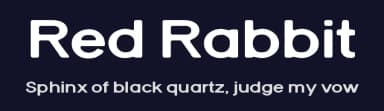 Red Rabbit by Juha Korhonen — Sans Serif Font — thumbnail 2