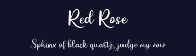 Red Rose by Letter Jos — Script Handwritten Font — thumbnail 2