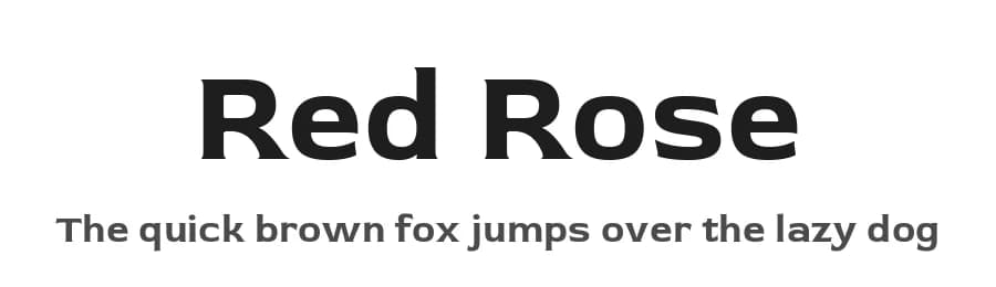 Red Rose by MagicType — Sans Serif Font