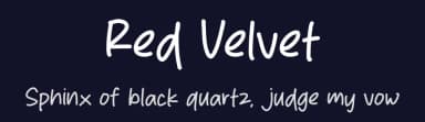 Red Velvet by MJType — Script Handwritten Font — thumbnail 2