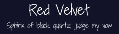 Red Velvet by Geronimo Font Studios — Script Handwritten Font — thumbnail 2