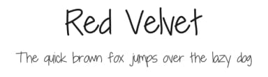 Red Velvet by Geronimo Font Studios — Script Handwritten Font — thumbnail 1