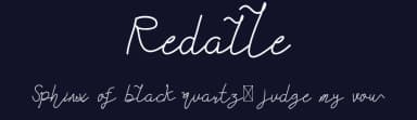 Redalle by Edric Studio — Script Handwritten Font — thumbnail 2