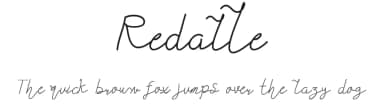 Redalle by Edric Studio — Script Handwritten Font — thumbnail 1