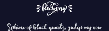 Redberry by Rusd — Script Handwritten Font — thumbnail 2