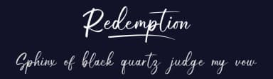 Redemption by Bluestype Studio — Script Handwritten Font — thumbnail 2