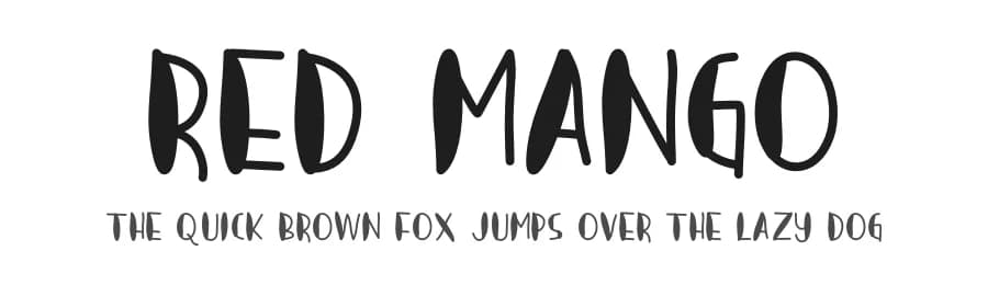 Red Mango by Akhmad Afandhi — Script Handwritten Font